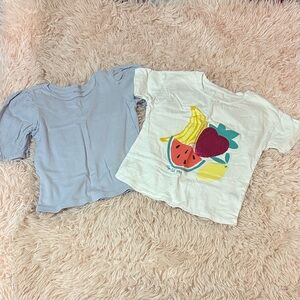 GAP Kids' Shirt Set (2) - White and Light Blue